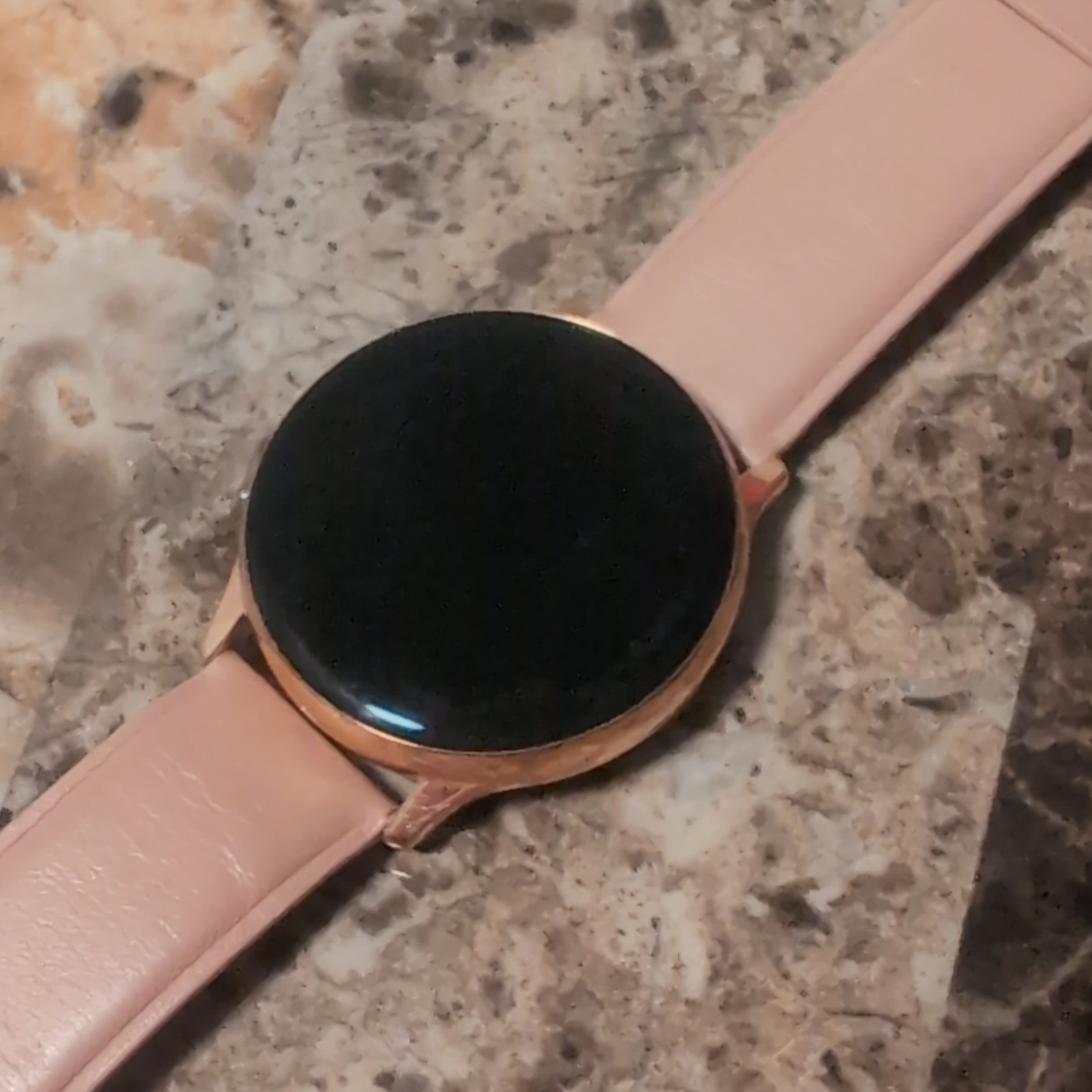 Samsung Galaxy Watch:Active 2 40mm Touchscreen Pink Leather Band Rose Gold Case