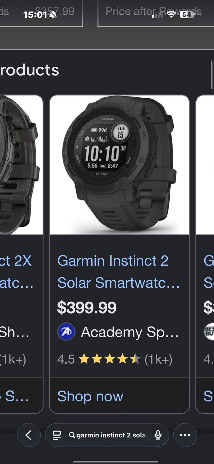 Garmin Instinct 2 Solar GPS Solar Powered Coyote Brown Bluetooth 810GB