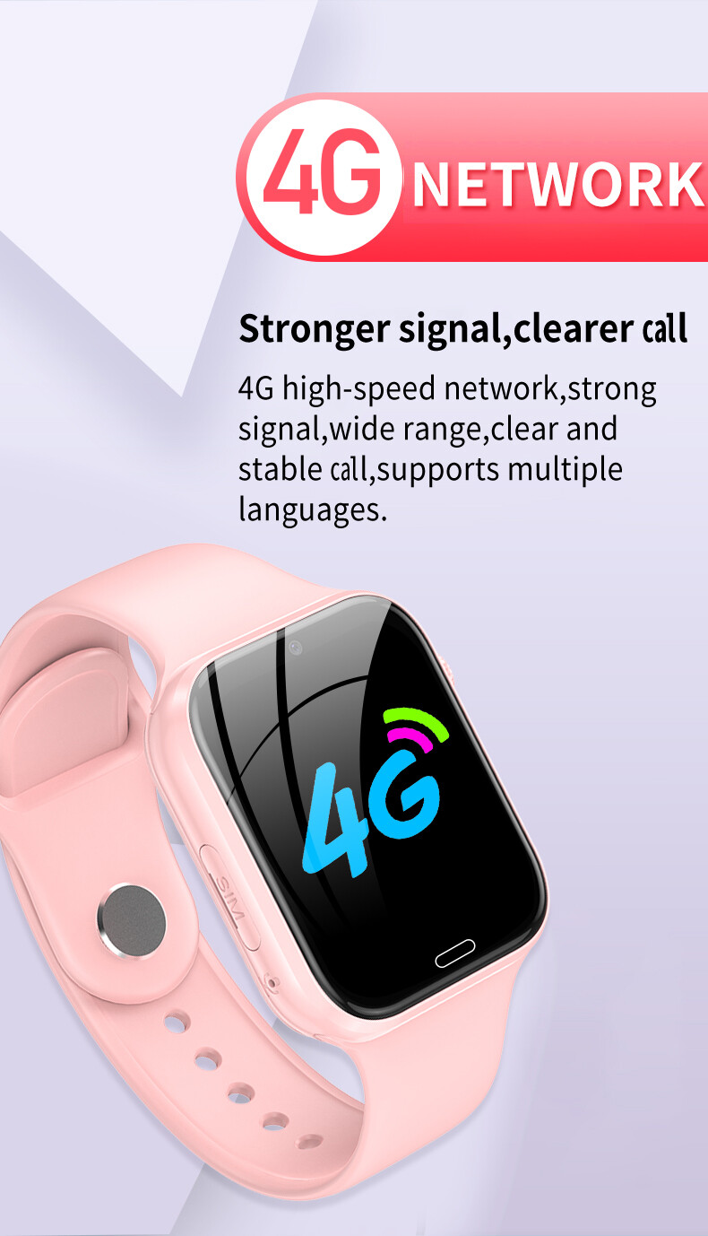 Professional Vimel 4G Smart Watch GPS Tracker Personal Elderly Kids Tracking 4G