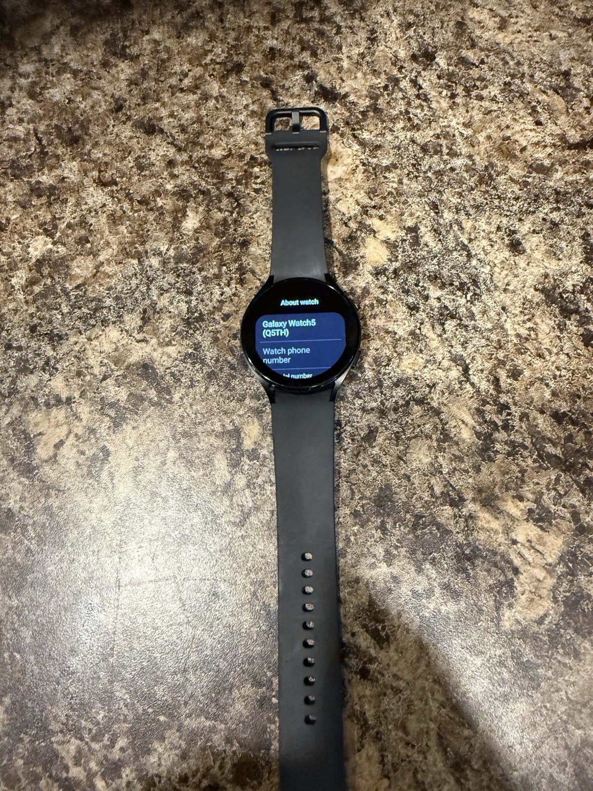 Samsung Galaxy Watch5 44mm Black Aluminum, Silicone Band, Sapphire, 16GB