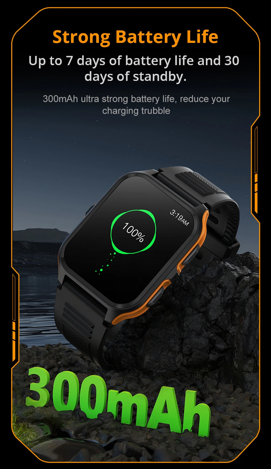 COLMI P73 1.9″ Bluetooth Call Smartwatch For Xiaomi Android IOS, IP68 Watch