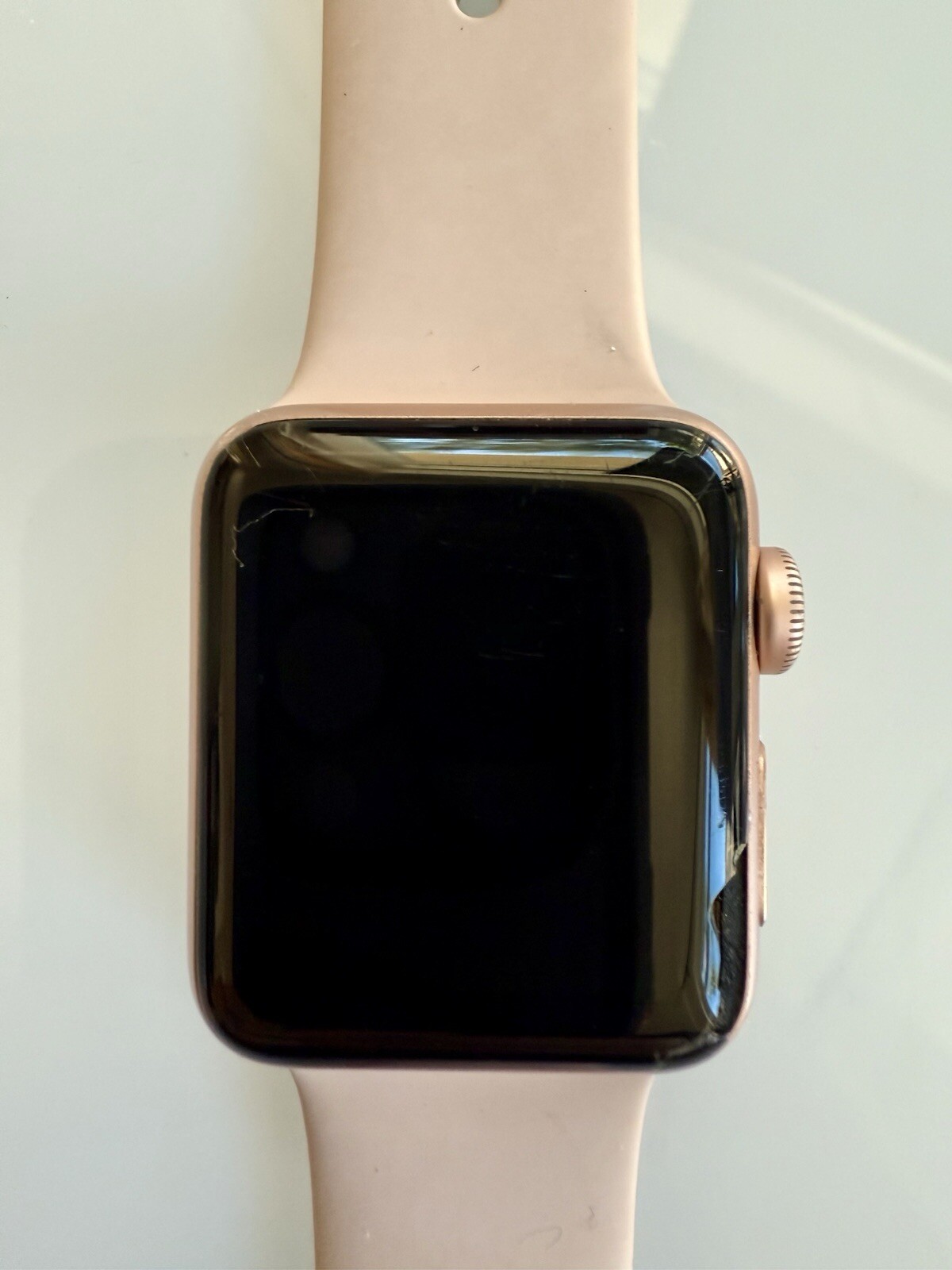 Apple Watch Series 3 – 38 MM Rose Gold with Pink Sand Sport Band