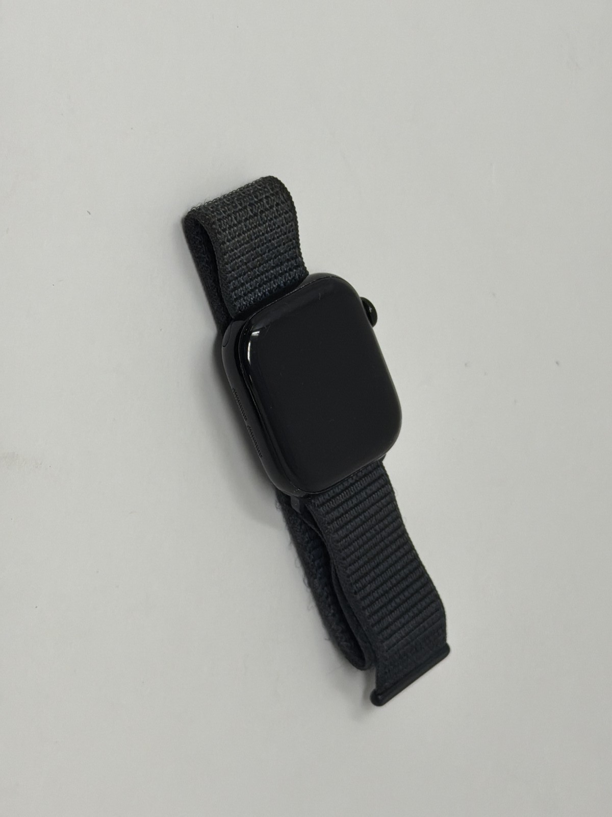 Apple Watch Series 10 42mm Jet Black Aluminum Case Ink Sport Loop GPS Only Used