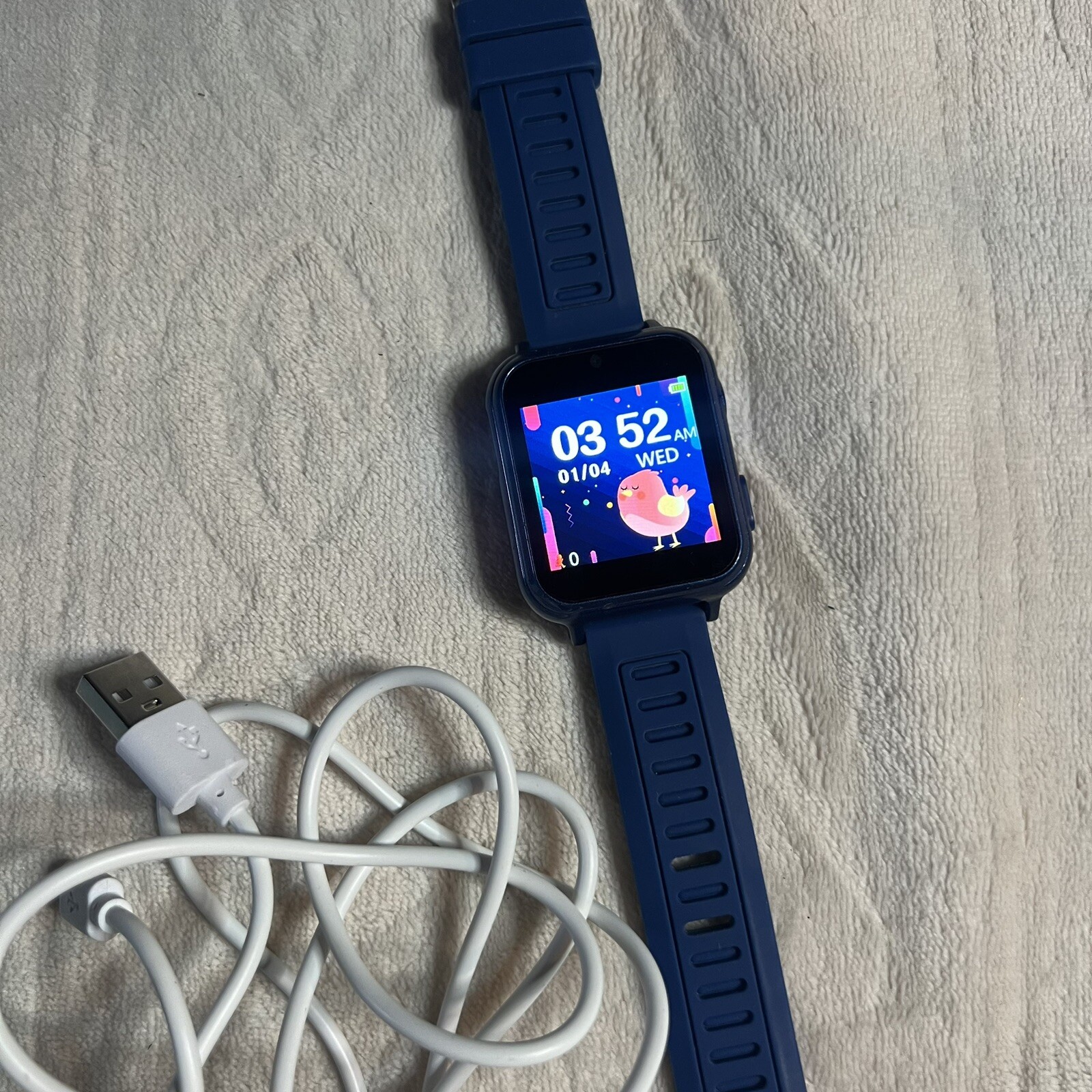Smart Watch for Kids Blue with Games HD Touch Screen Multiple Function