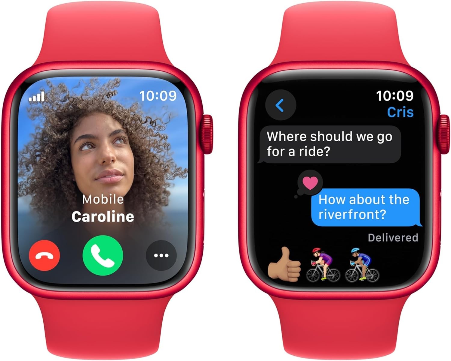 Apple Watch S9 (GPS + LTE) 45MM (PRODUCT)Red Aluminum Case & Red Sport Band