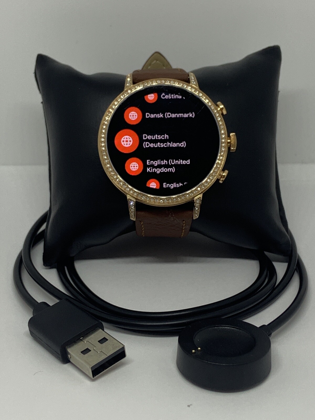 Fossil Gen 4 Authentic Digital Dial Smart Watch Custom Band FTW6011 QT326