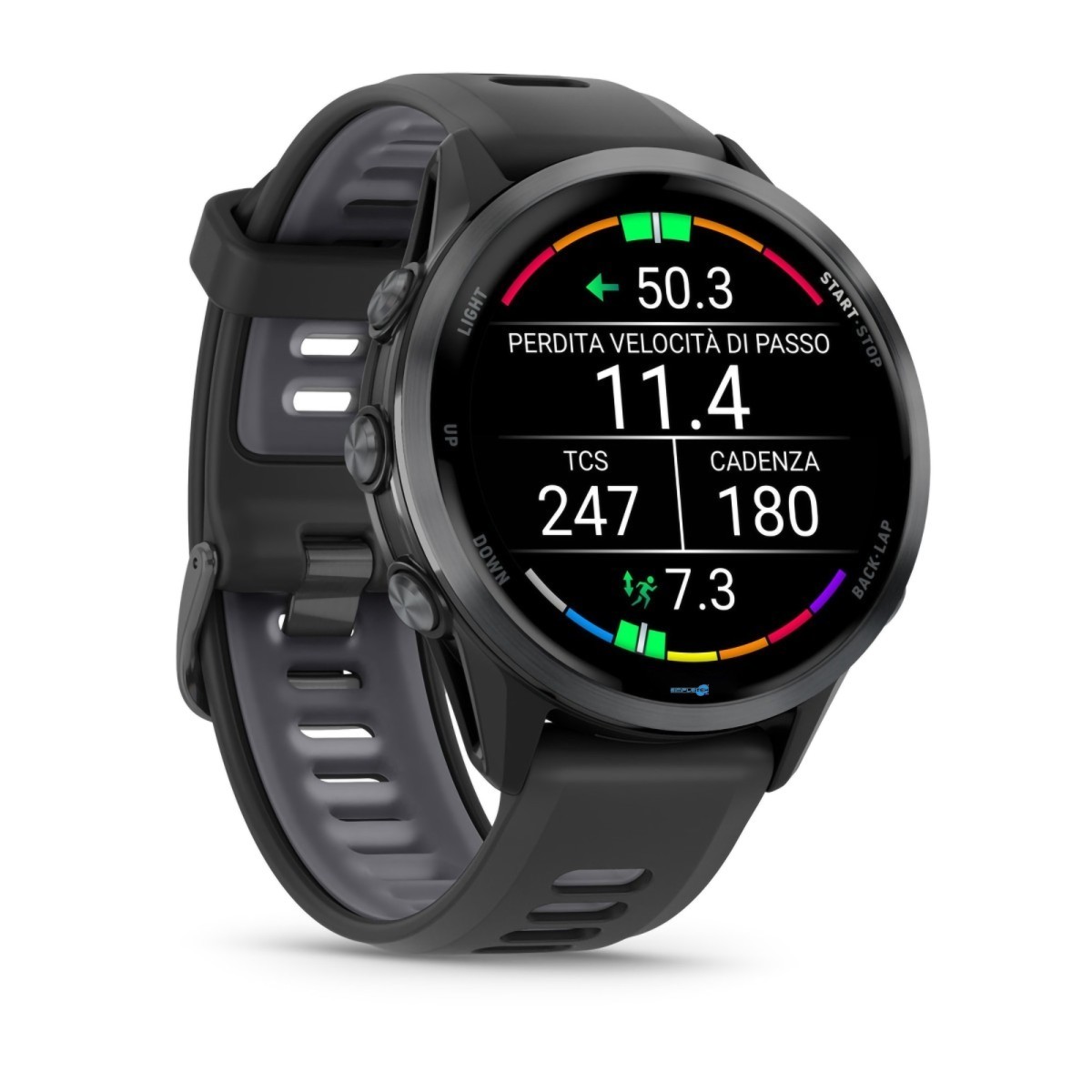 Simpletek SIMPLETEK Running Smartwatch Carbon Gray DLC Titanium 47 mm