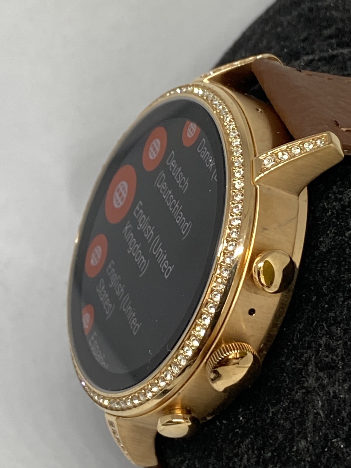 Fossil Gen 4 Authentic Digital Dial Smart Watch Custom Band FTW6015 LT313