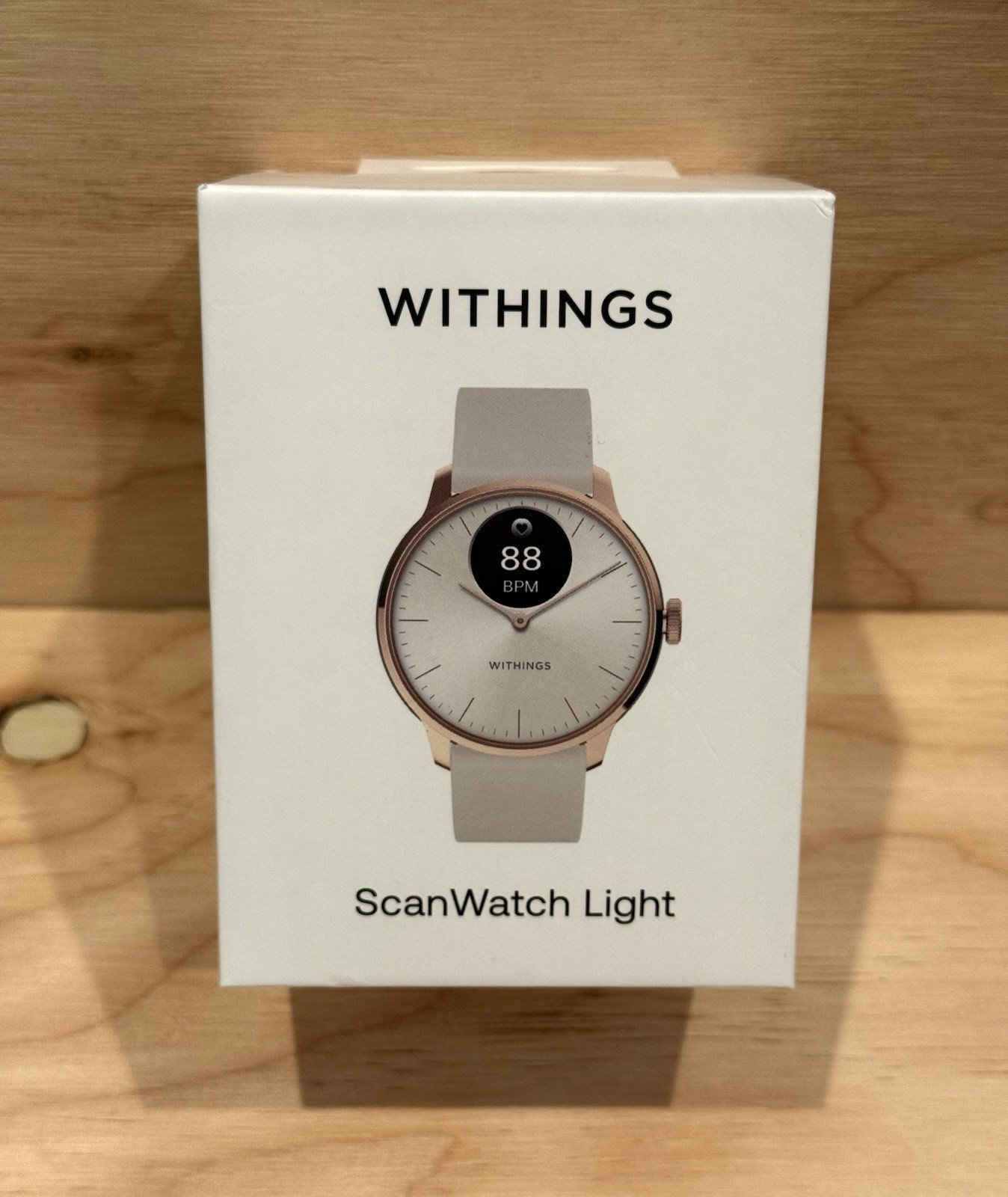 SHIPS NOW🚚 NEW Withings ScanWatch Light Sand Sealed