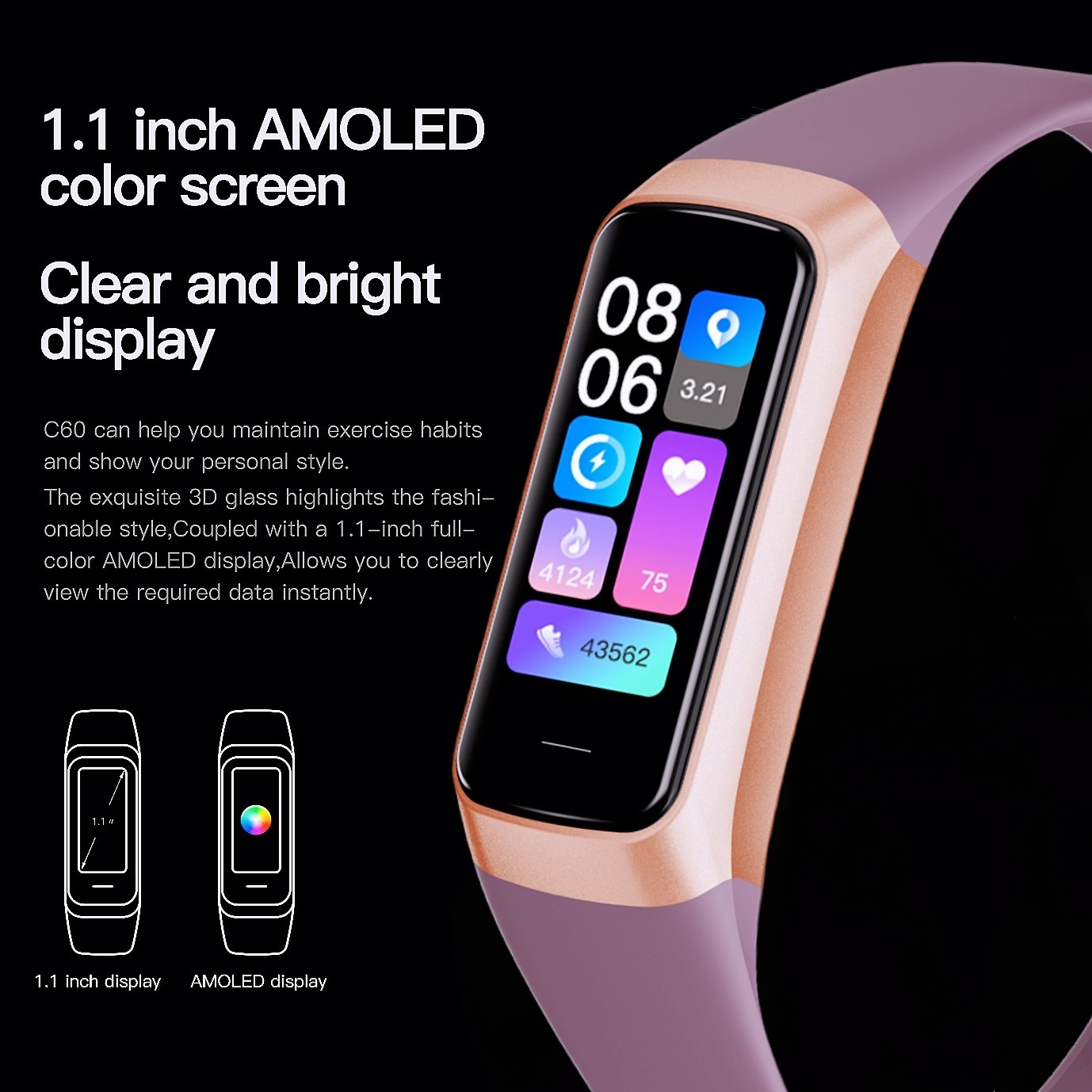 🔥Smart Watch Women Ladies Fitness Tracker Waterproof Call For iPhone Samsung