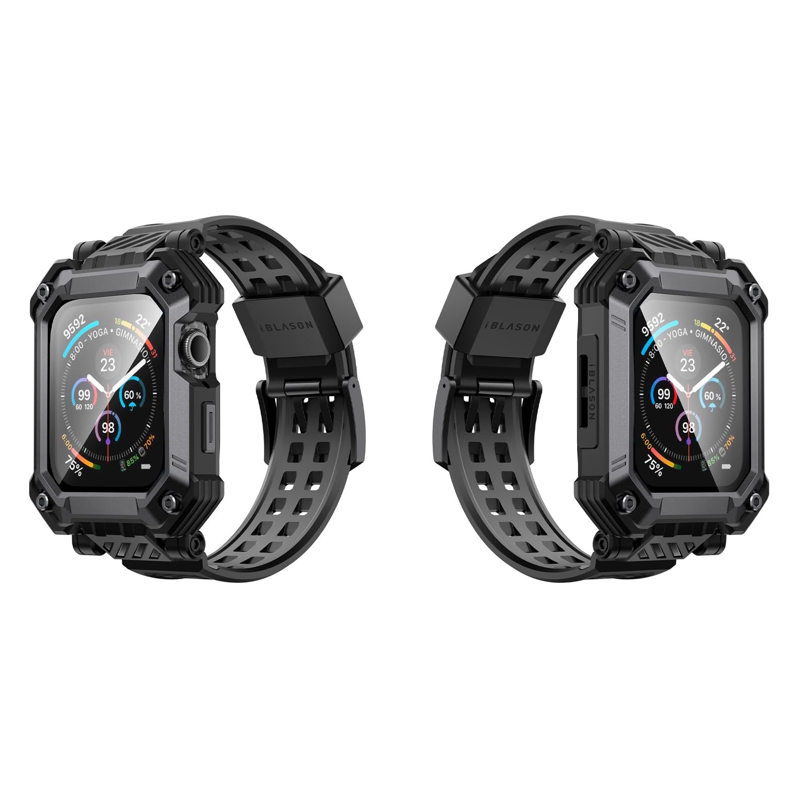 3-in-1 Heavy Duty Case & Band for Apple Watch Series 11/10 46mm, Shockproof, Inc