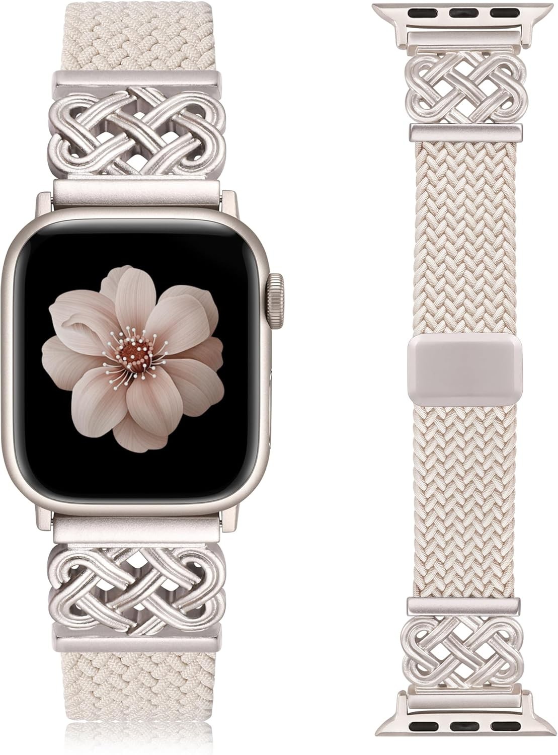 Braided Magnetic Strap Compatible with Apple Watch Series 7 6 5 4 38/40mm
