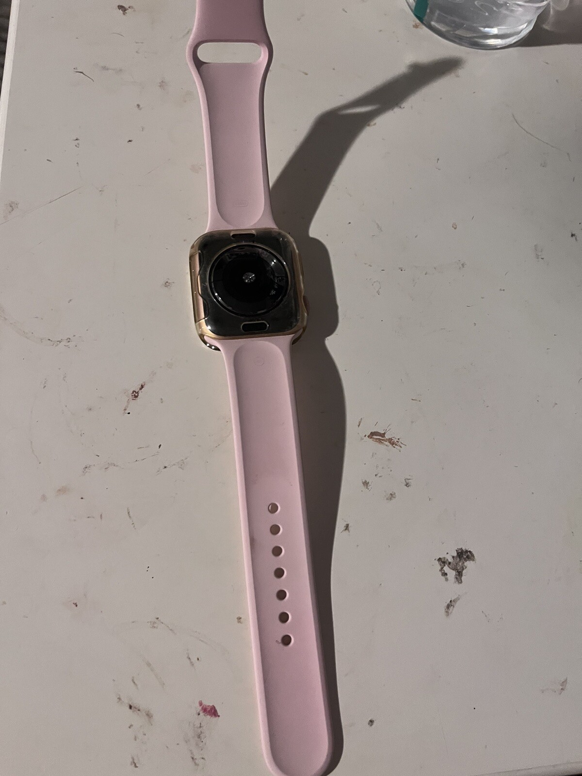 Apple Watch Series 4 44 mm Gold Aluminum Case with Pink Sand Sport Band (GPS…