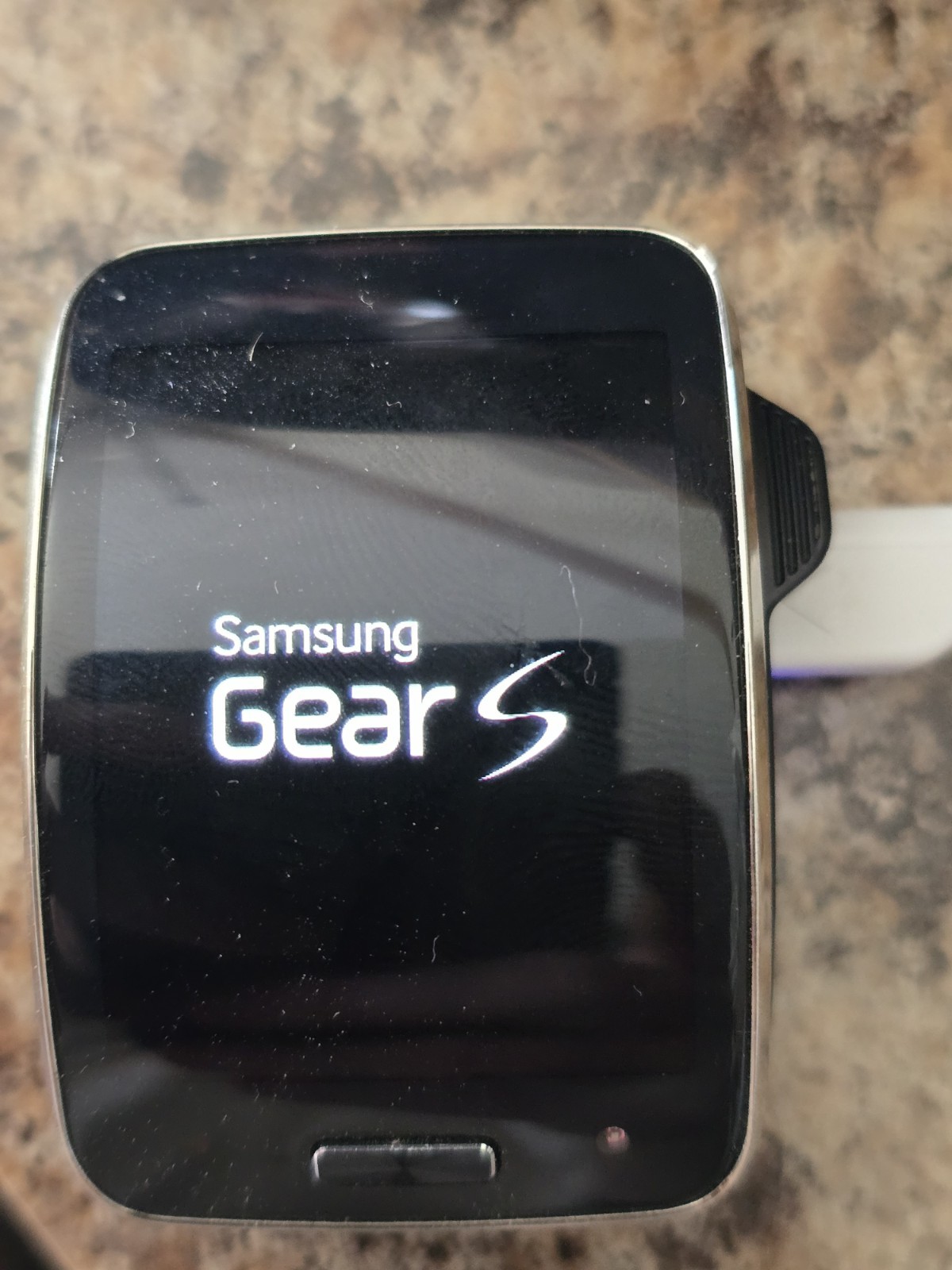 Samsung Galaxy Gear S Curved Sm-r750p SMART WATCH For Parts (4) New Wrist Bands