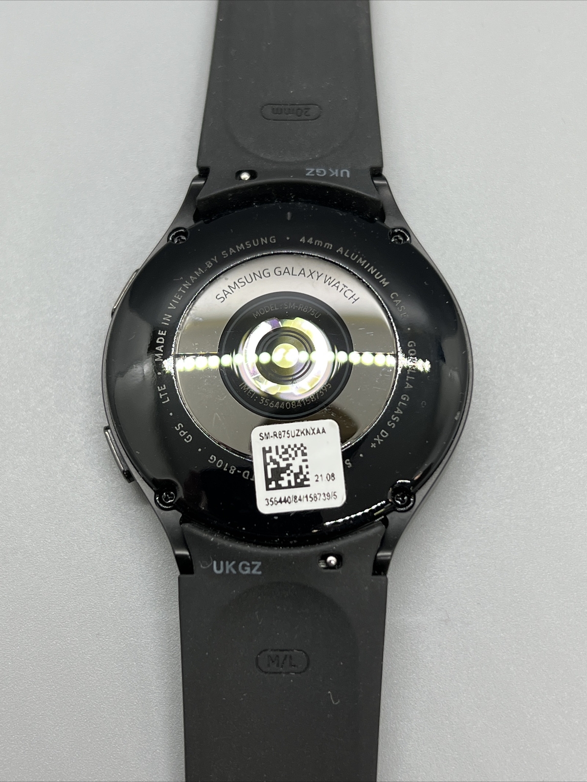 SAMSUNG GALAXY WATCH 4 44MM ALUMINUM GPS LTE BLACK SM-R875U AT &T
