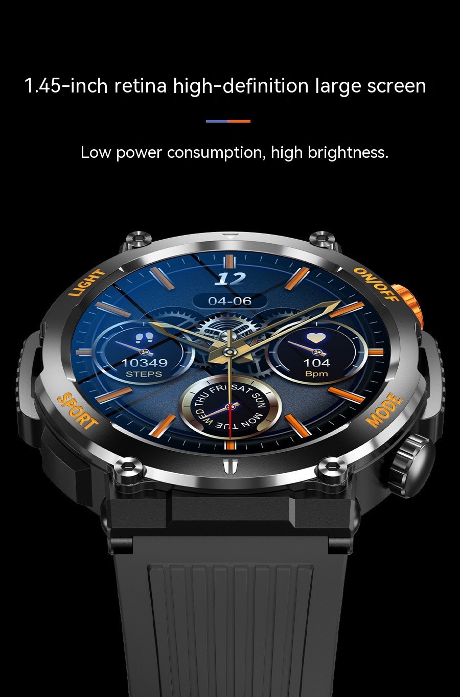 Smart Watch For Men & Women Bluetooth Call Heart Rate Blood Oxygen IP67
