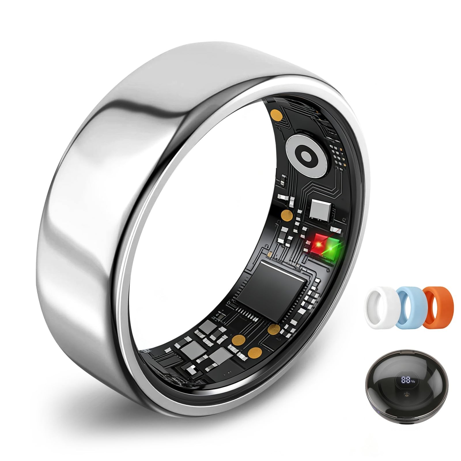 Osawalla Smart Ring for Women Men,Fitness Tracker Ring,Heart Rate,Blood Oxyge…