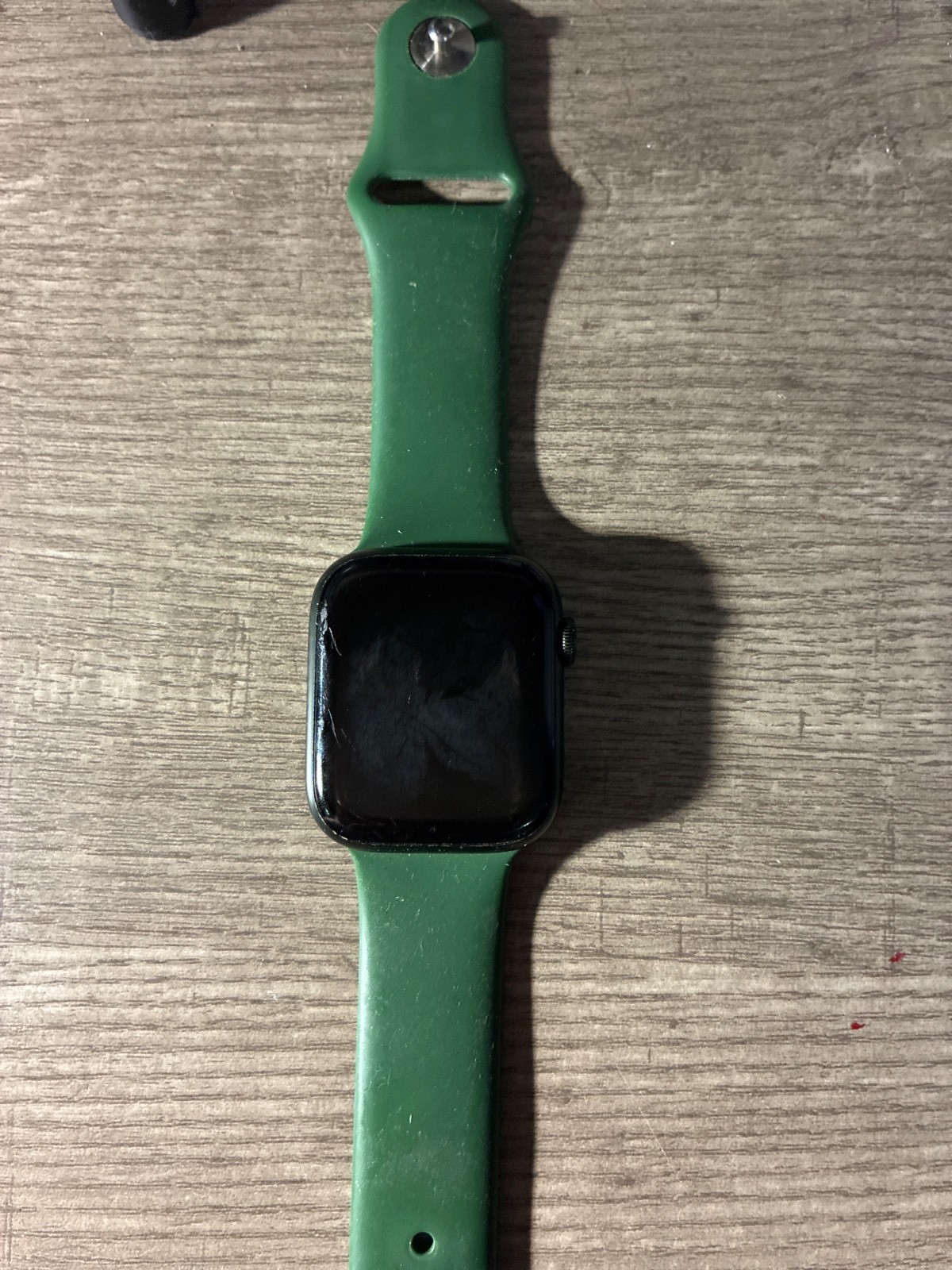 Apple MKH93LLA Series 7 41mm Aluminum Case with Green Fluoroelastomer Band…