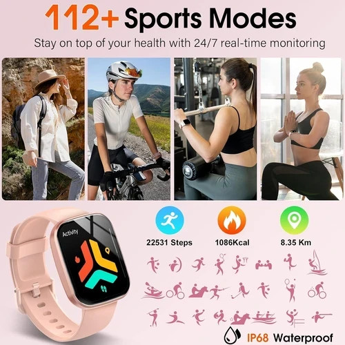 Csasan Smart Watch for Men Women, 1.91″ HD Screen Smartwatch Heart…