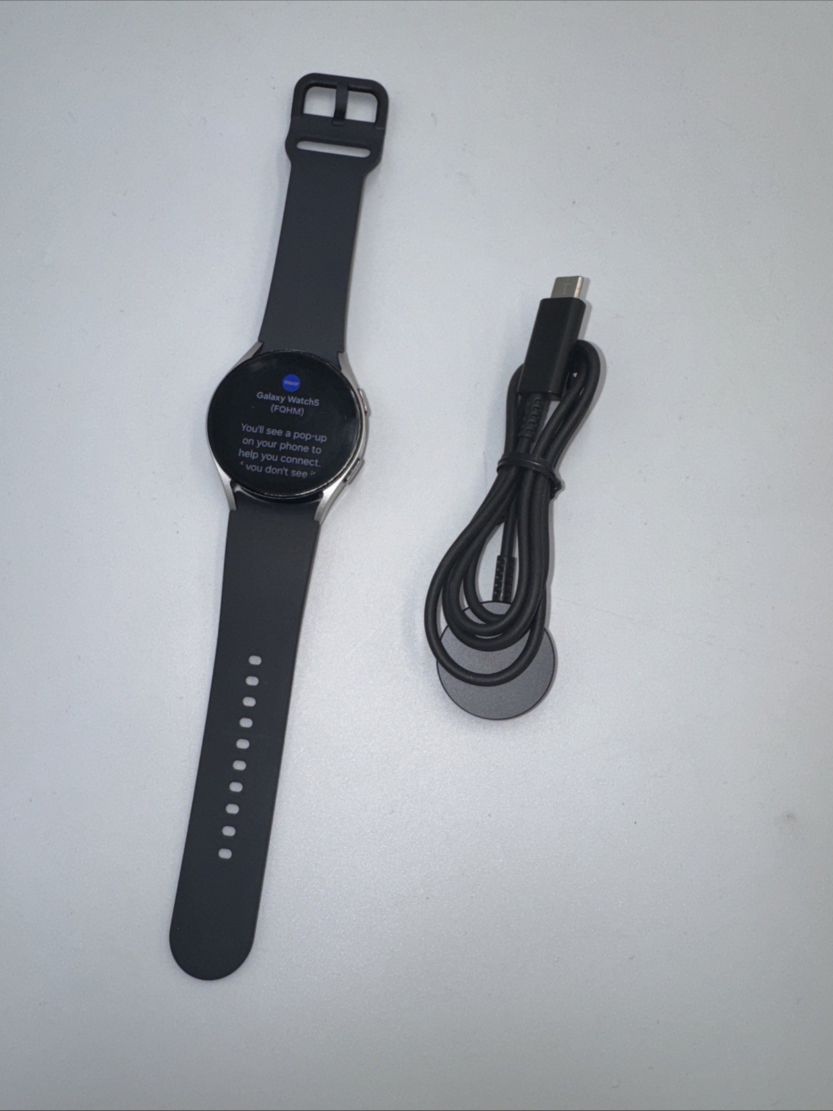 Samsung Galaxy Watch5 40mm SM-R900 GPS Silver Bluetooth Tested