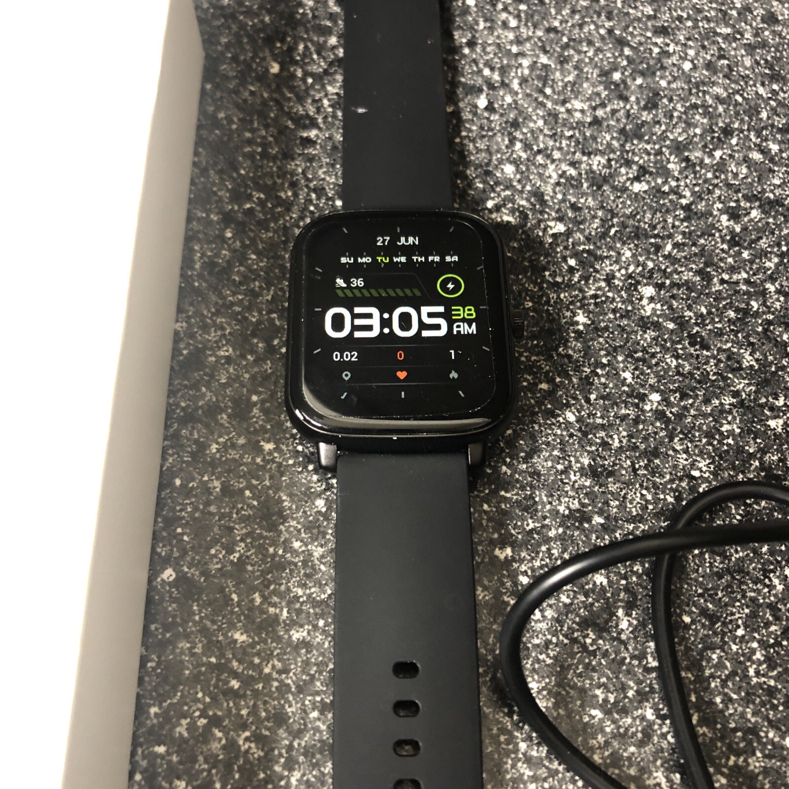 Fitness Tracker P42 HuaWise Smart Watch Black Bezel 1.7″ TFT 230mAh