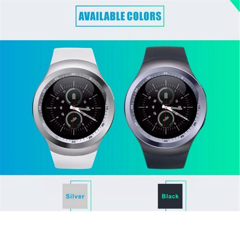 EPIC TIME- Bluetooth Smart Watch-Phone Mate-Round Touch Screen-SIM -Android OCUS