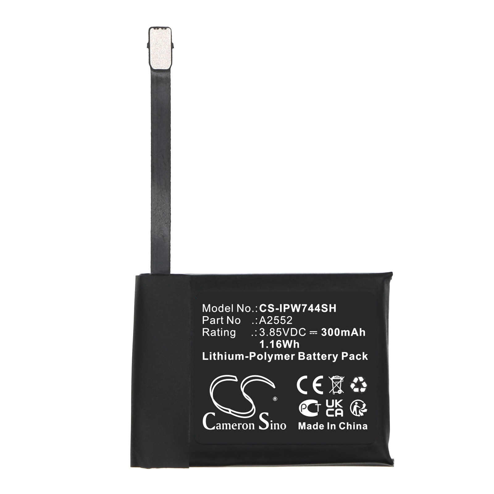 BATTERIE 300mAh Type A2552 For Apple Watch Series S7 45mm