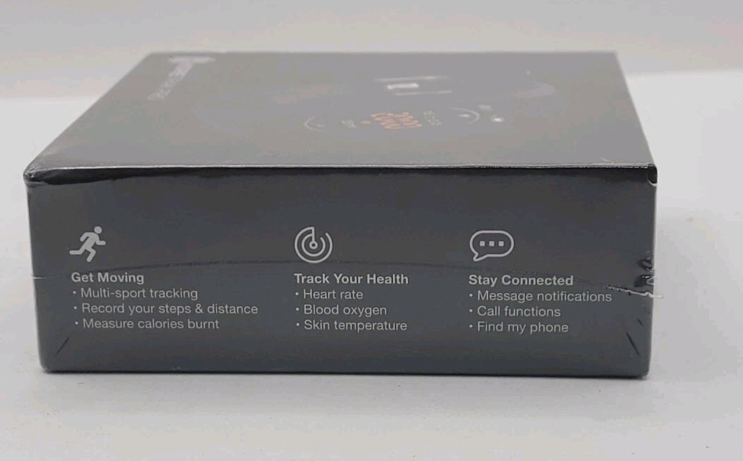 Koretrak Pro Smart Watch | Black | Multi-Sport & Health Tracking| New Sealed