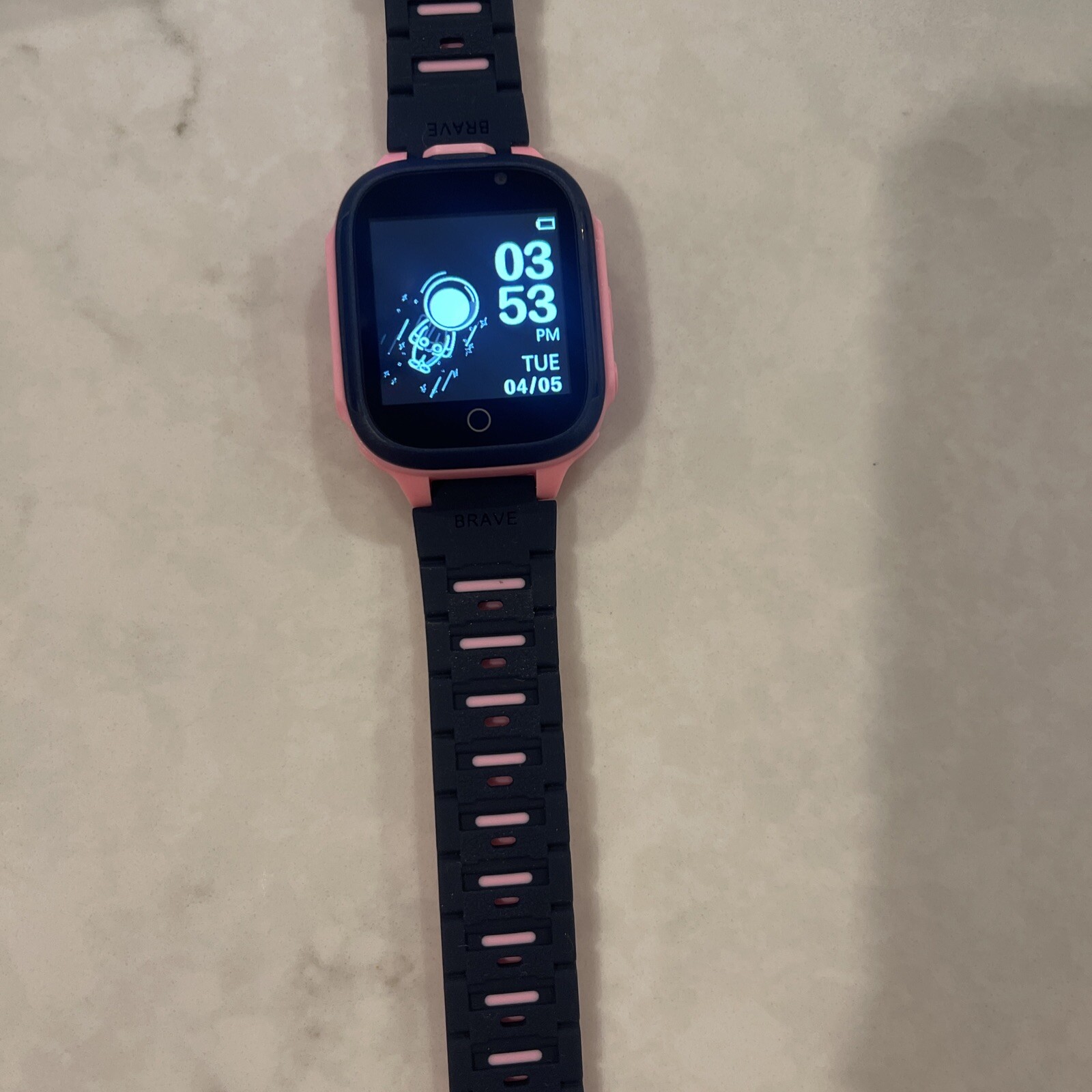 Kids Smart Watch Brave pink (Will Receive Sealed Box)