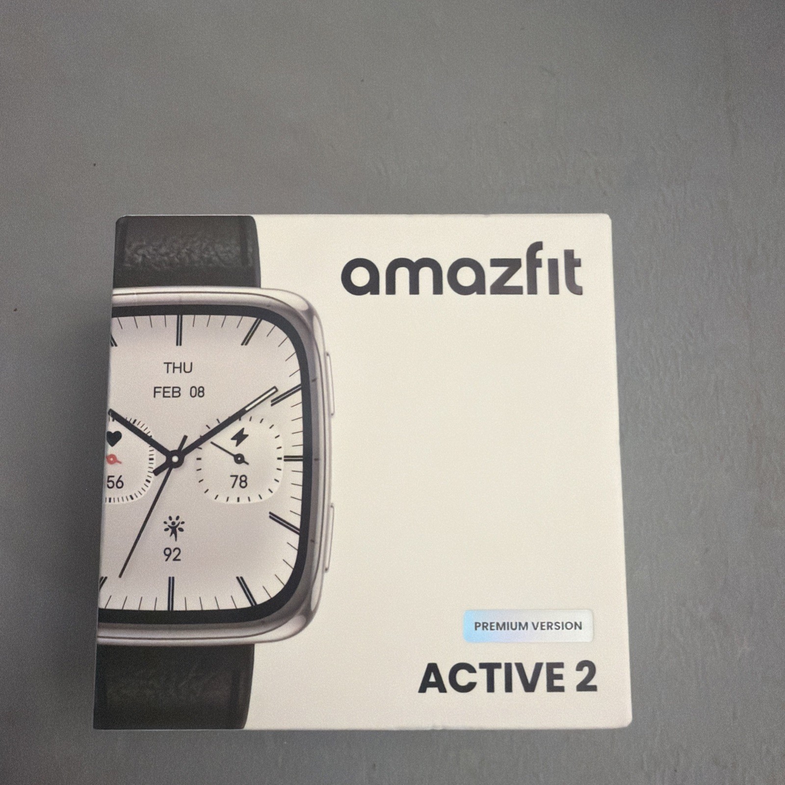 Amazfit Active 2 Premium Smart Watch (Square) Brand New SEALED