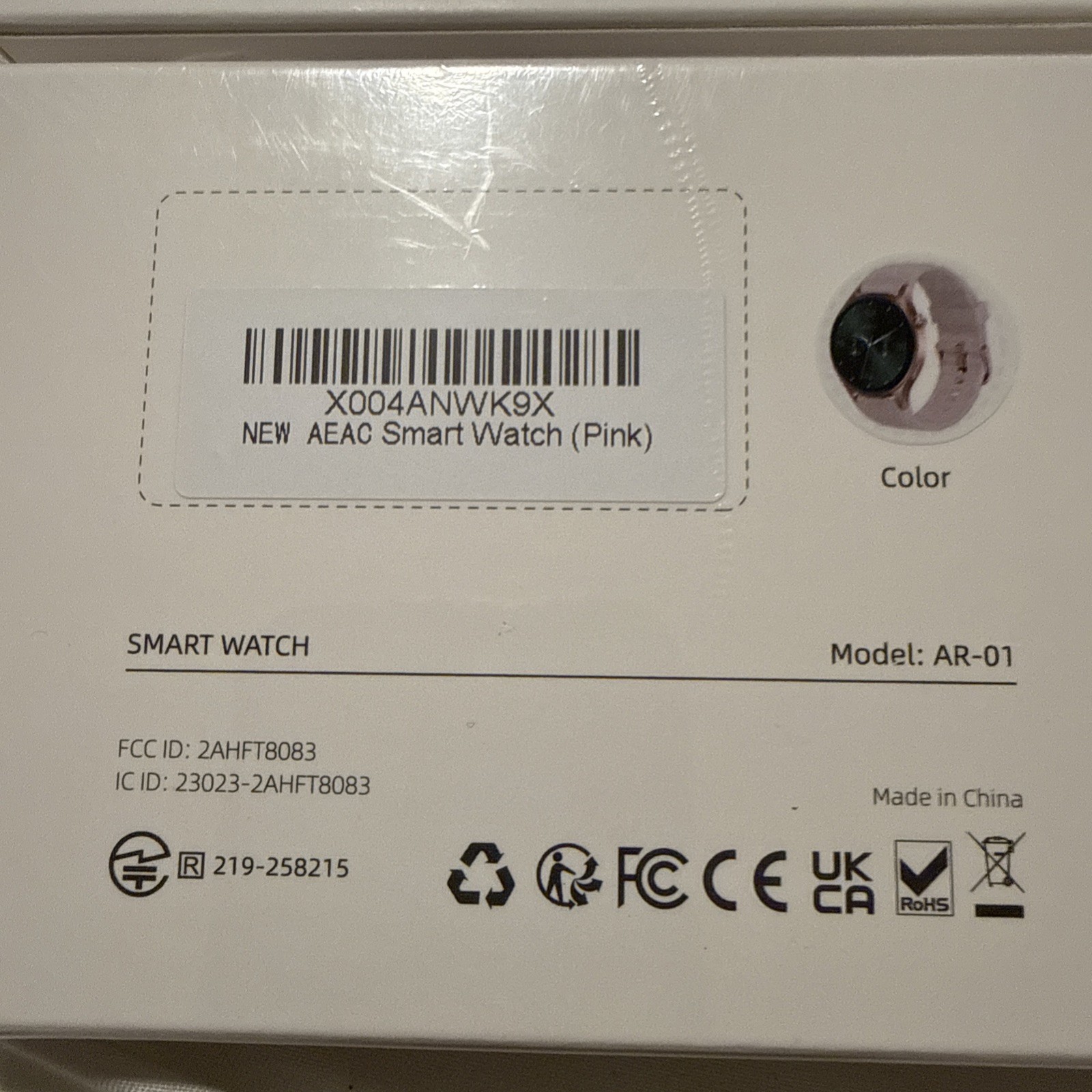 AR-01 Smart Watch