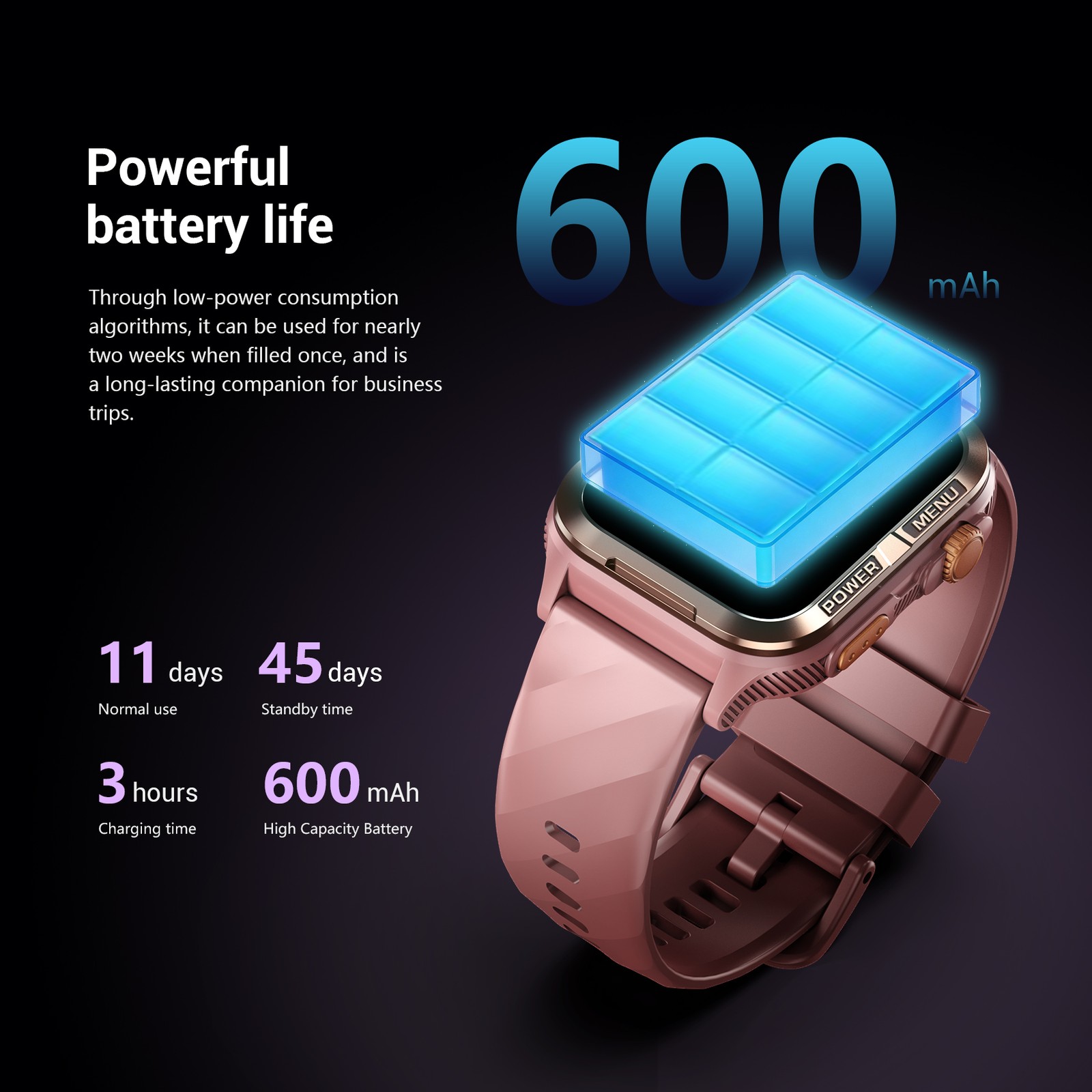 Smart Watch Women Built-in GPS, With DA GPT AI Assistant Fitness Tracker Watch