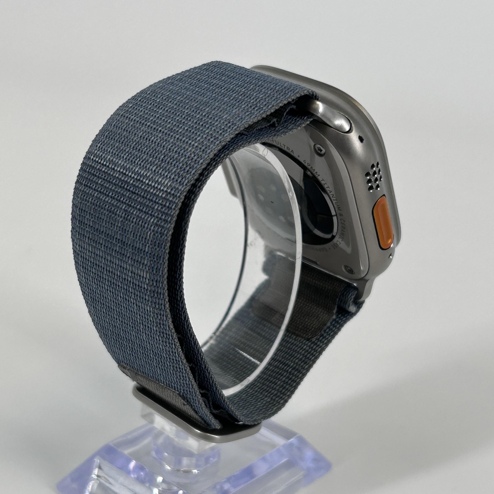 Apple Watch (Ultra) 49mm Titanium (LTE) w/Blue Alpine Loop – Very Good Condition