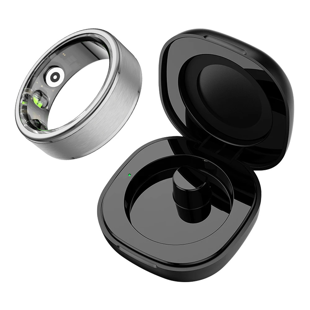 New COLMI R03 Smart Ring, 39-Day Battery Charging Case IP68 5ATM Health Monito