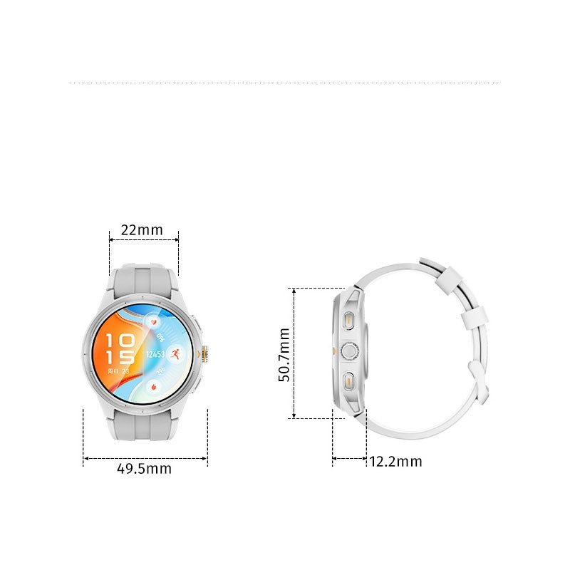 42mm GPS Smart Watch with Heart Rate Blood oxygen/Sport/Step Counter for Fitness