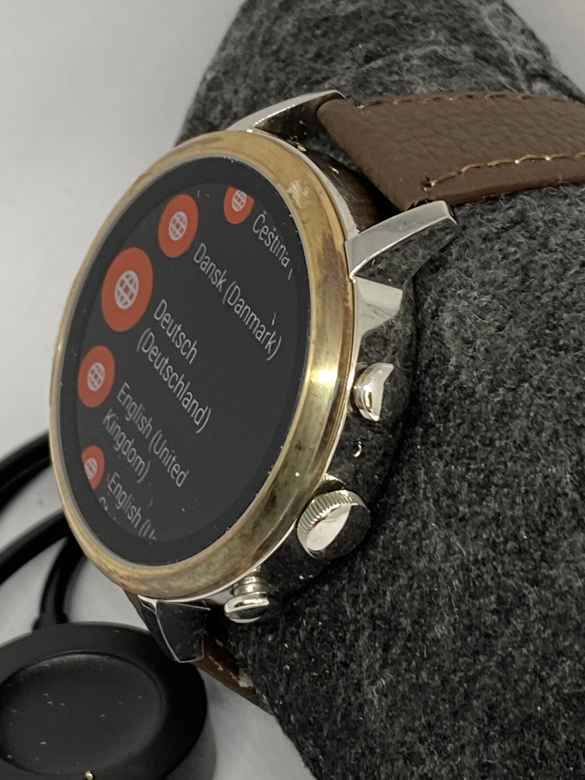 Fossil Gen 4 Authentic Digital Dial Smart Watch Custom Band FTW6016 BA315