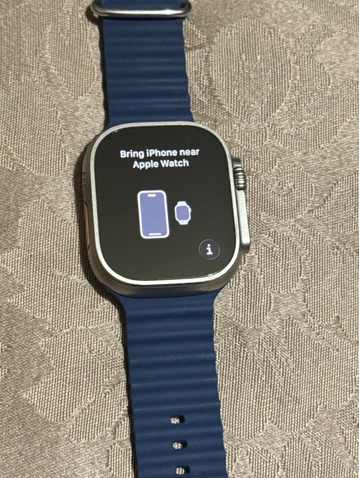 Apple Watch Ultra 2 [GPS + Cellular 49mm] – Titanium Case with Blue Ocean Band