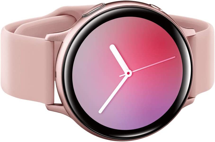 Samsung Galaxy Watch Active 2 44mm Aluminum Case with Sport Band – Pink