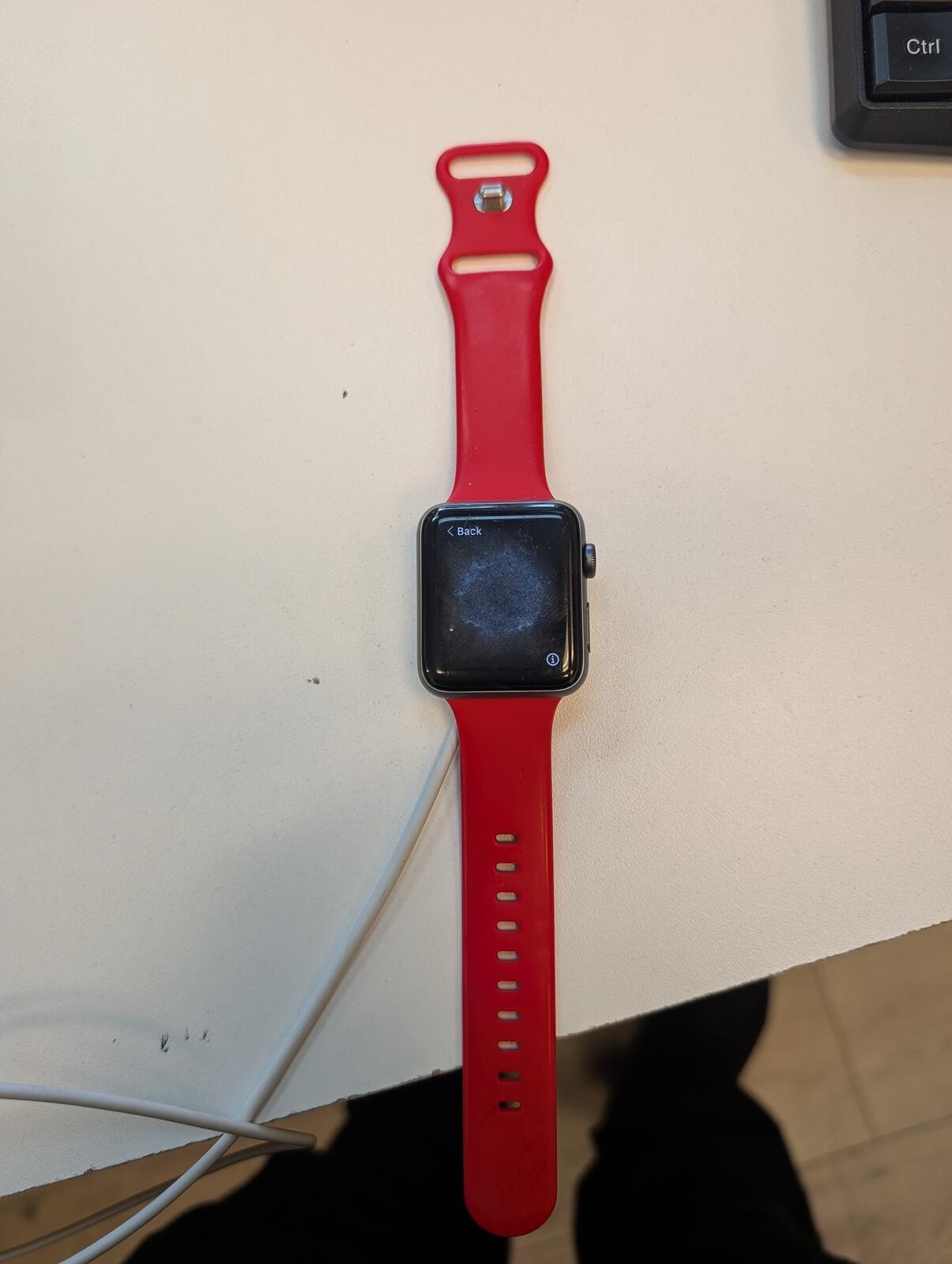 Apple Watch Series 3 42mm with Red Sports Free Shipping