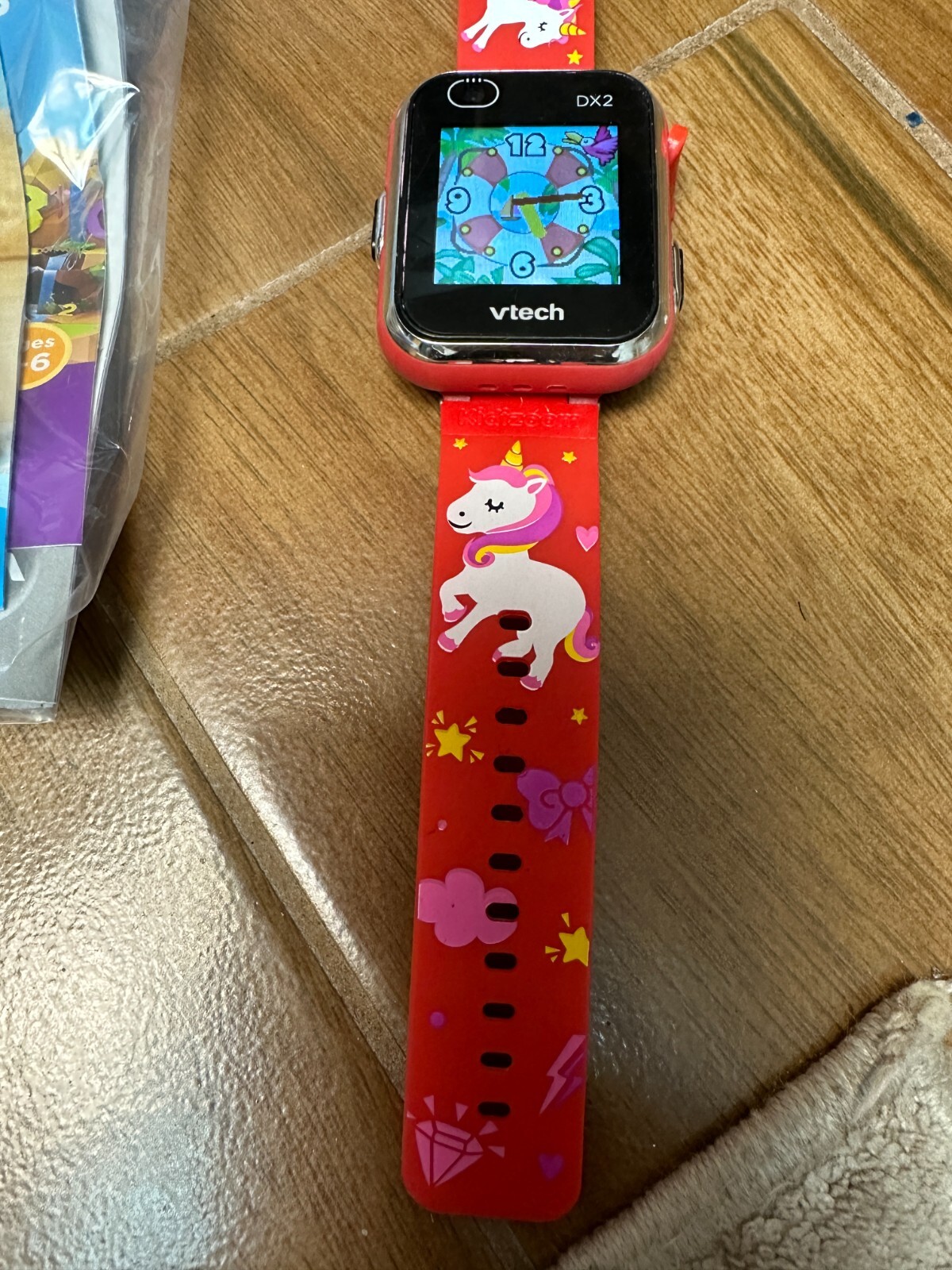 Set of Two VTech KidiZoom Kids Smartwatch Dx2 (in Red and Pink) In Great Shape!