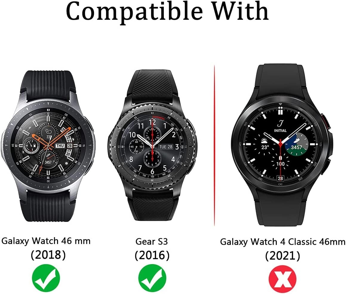 Samsung Gear S3 Screen Protector Tempered Glass Frontier/Classic Smart Watch 4Pc