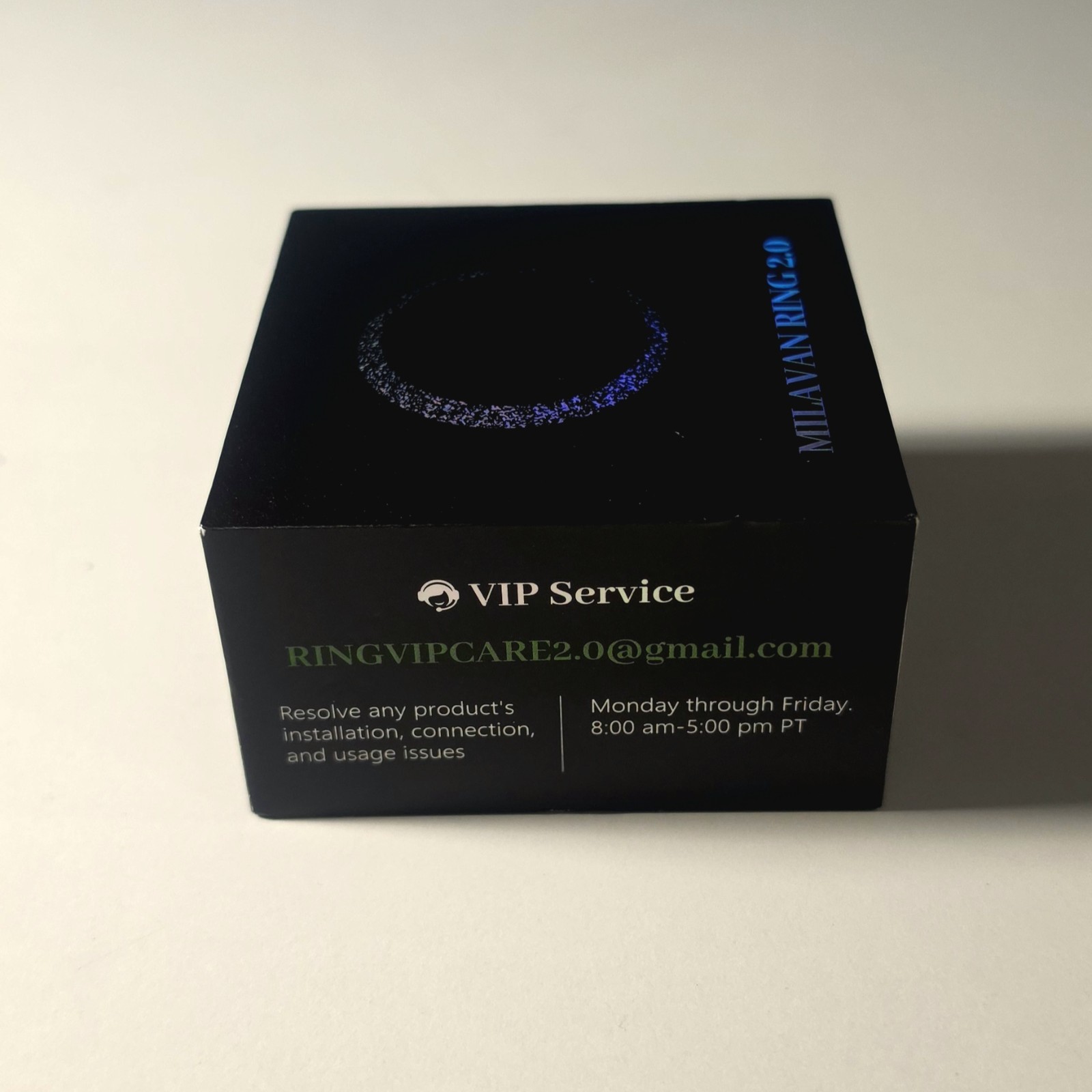 MilaVan Ring 2.0 Smart Health Ring for Women & Men Fitness Tracker Waterproof