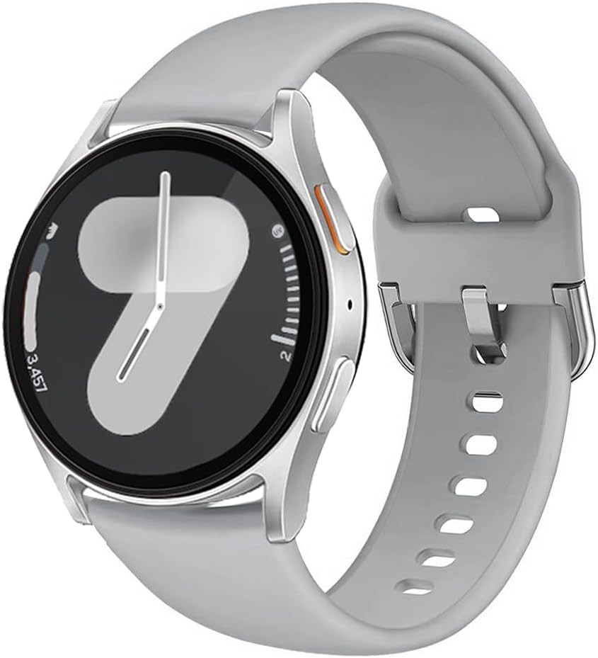 20mm Silicone Sport Strap Compatible with Samsung Galaxy Watch 7 40mm 44mm