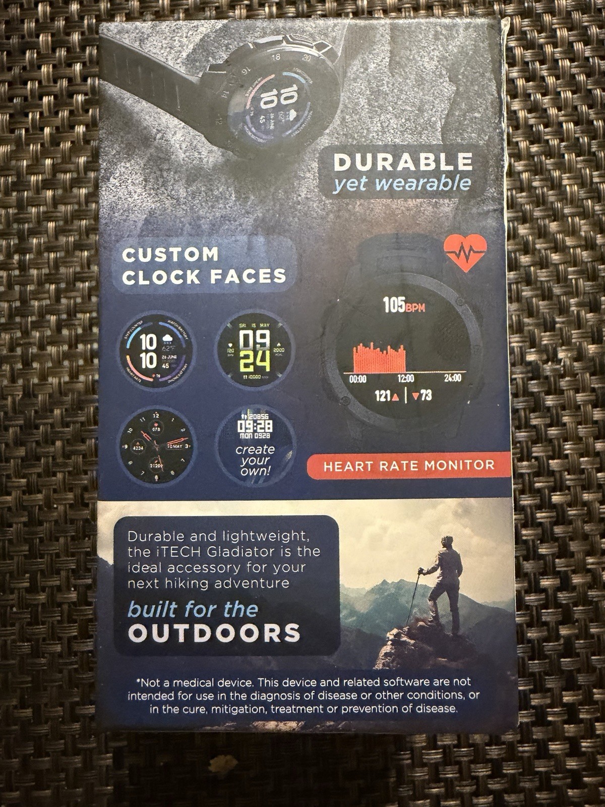 iTech Gladiator 2 Smartwatch (Round Face)