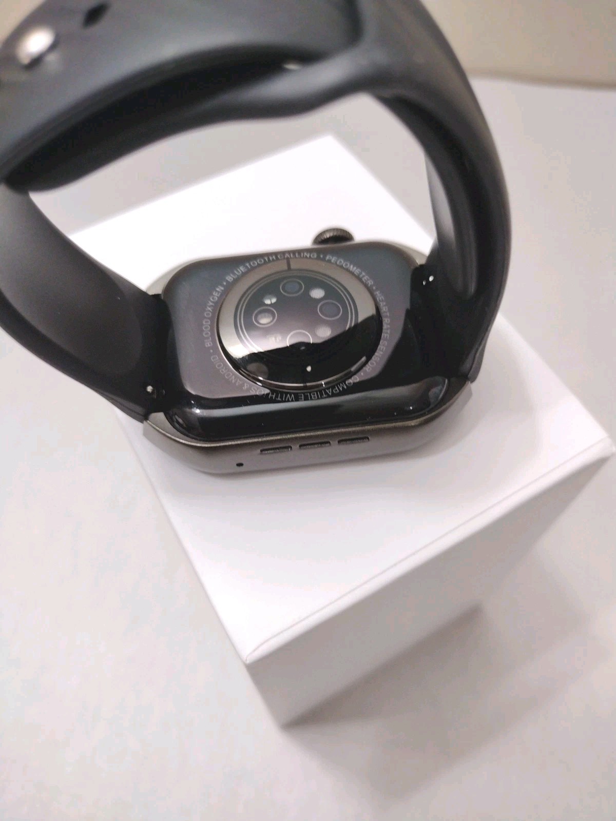 Spetra Arc Smart Watch For Men/Women, Waterproof Bluetooth iPhone Android -Black