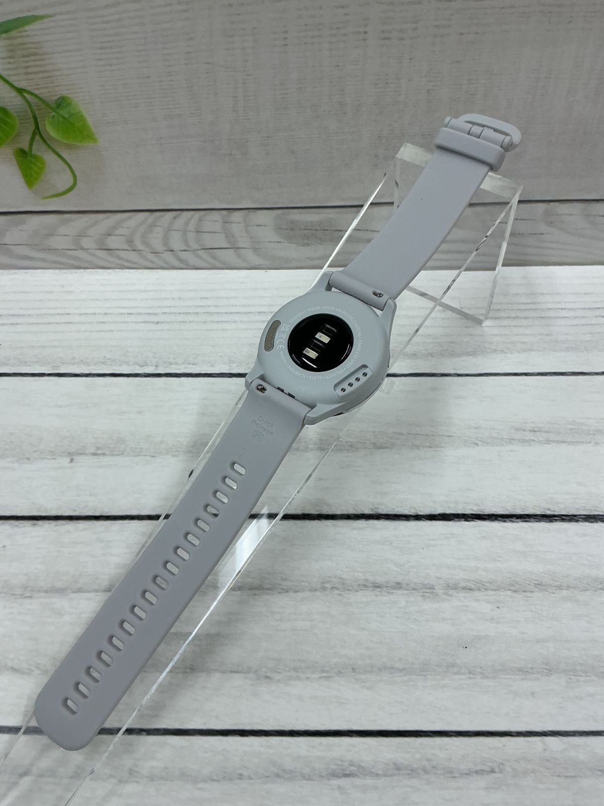 Garmin Vivomove Trend Smartwatch Stainless Steel Case Silicone Band 5ATM Waterpr