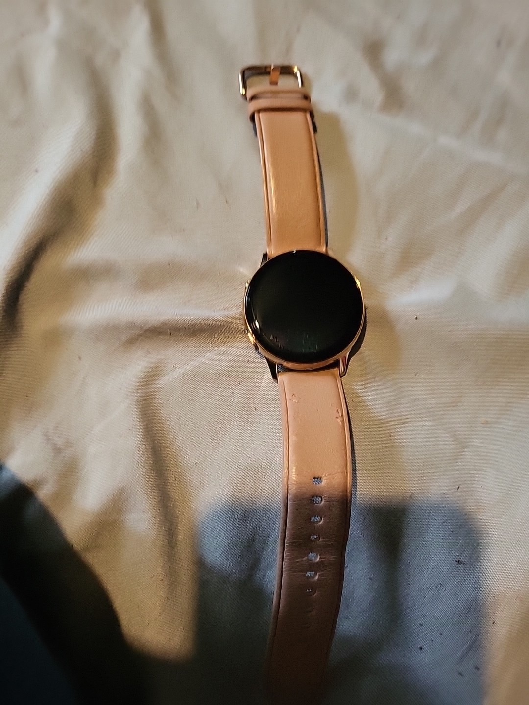 Samsung Galaxy Watch Active 2 SM-R835 40mm Gold-Tone Stainless Steel Case…