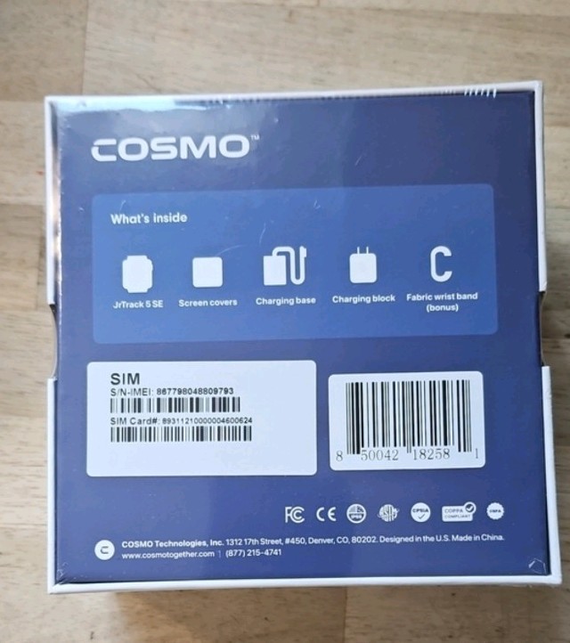 JrTrack 5 SE Kids Smart Watch by Cosmo