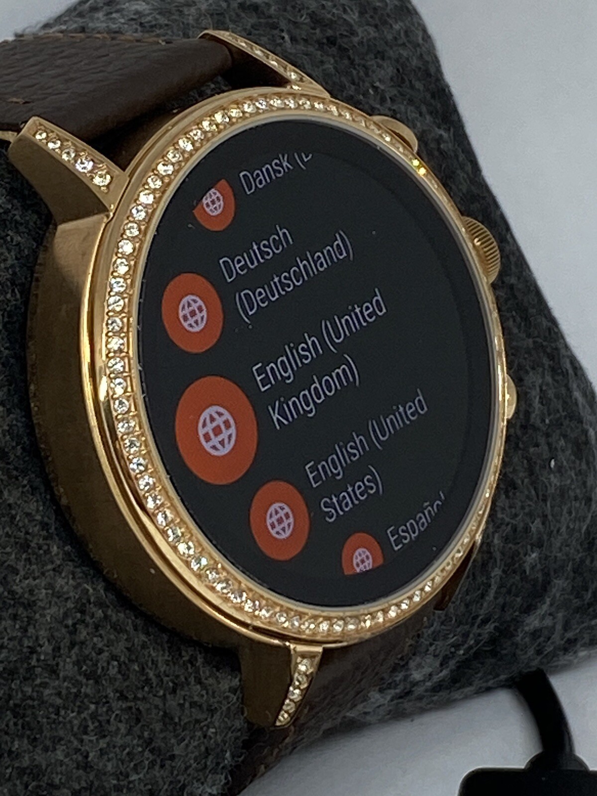 Fossil Gen 4 Authentic Digital Dial Smart Watch Custom Band FTW6011 CR142