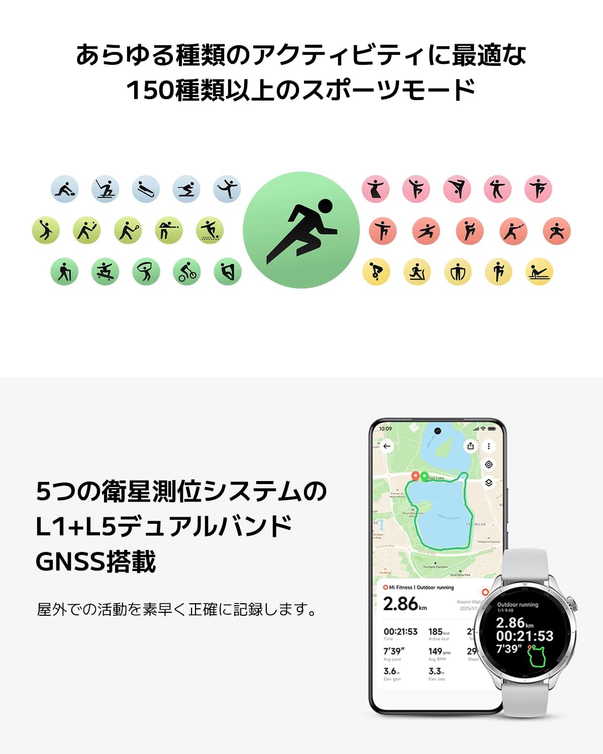 Xiaomi Watch S4 Rainbow Smartwatch – 1.43″ AMOLED & GPS Interchangeable Bezel
